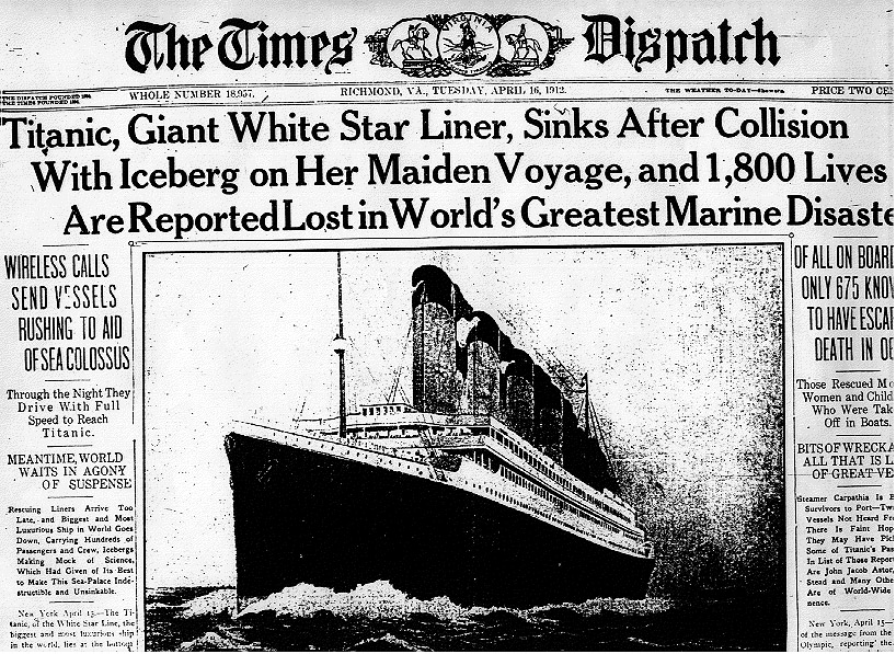 Titanic essay sinking
